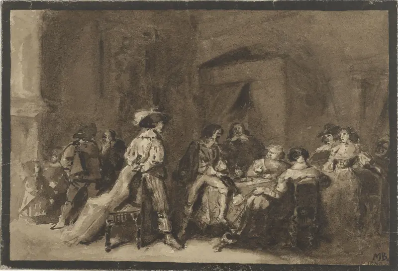 Historische scène Wall Art by Marius Bauer - High-Resolution Digital Print