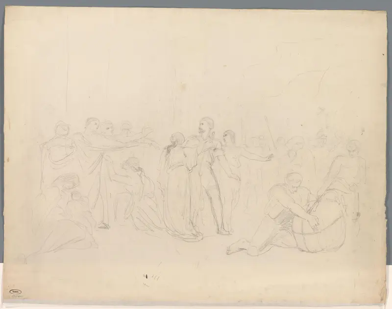 Historische voorstelling Wall Art by Jacobus Everhardus Josephus van den Berg - High-Resolution Digital Print
