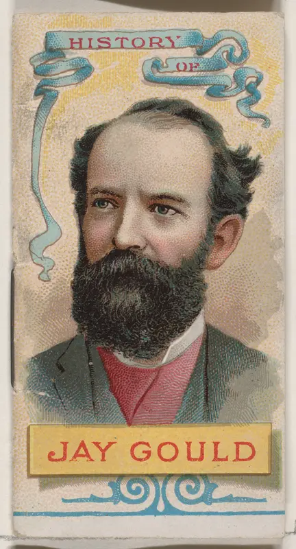History of Jay Gould, from the Histories of Poor Boys and Famous People series of booklets (N79) for Duke brand cigarettes Wall Art by W. Duke, Sons & Co. - High-Resolution Digital Print