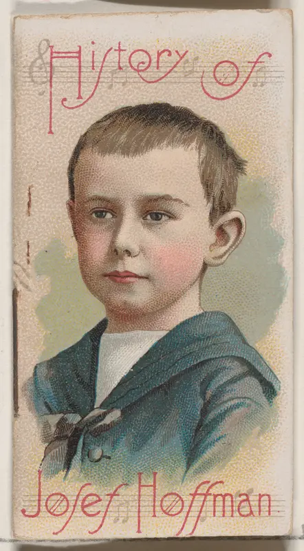 History of Josef Hoffman, from the Histories of Poor Boys and Famous People series of booklets (N79) for Duke brand cigarettes Wall Art by W. Duke, Sons & Co. - High-Resolution Digital Print