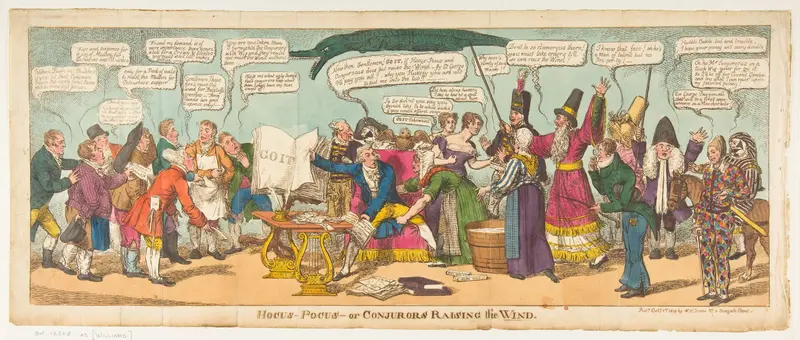 Hocus Pocus–or Conjurors Raising the Wind Wall Art by Charles Williams - High-Resolution Digital Print