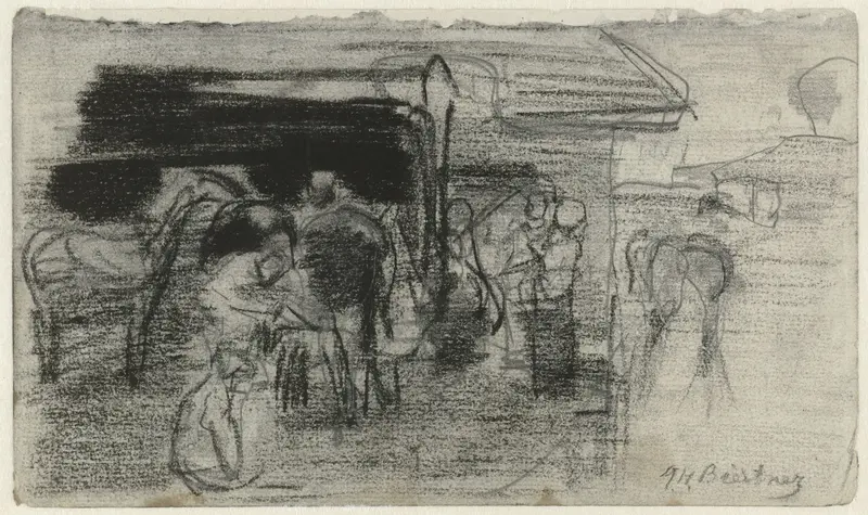 Hoefsmederij Wall Art by George Hendrik Breitner - High-Resolution Digital Print
