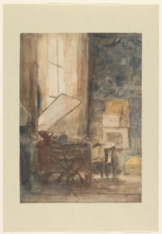 Hoekje in het atelier van Philip Zilcken Wall Art by Unknown - High-Resolution Digital Print