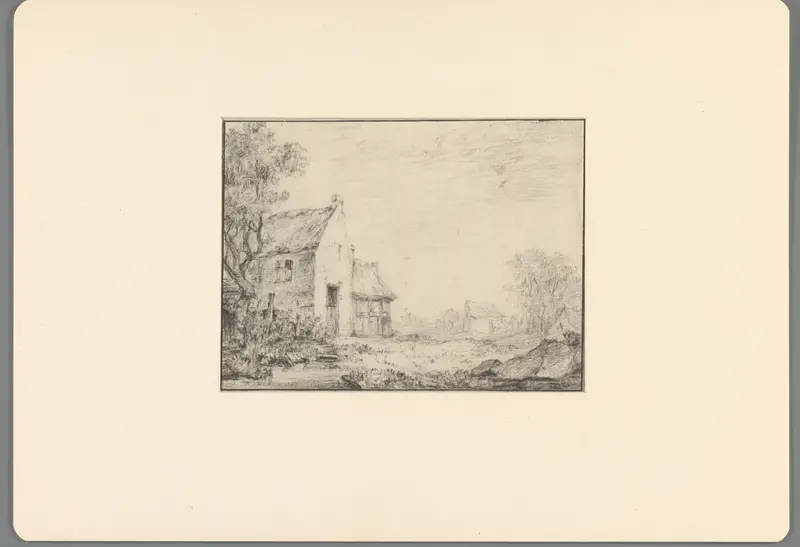 Hoeve aan een sloot Wall Art by Jacob van der Smissen - High-Resolution Digital Print