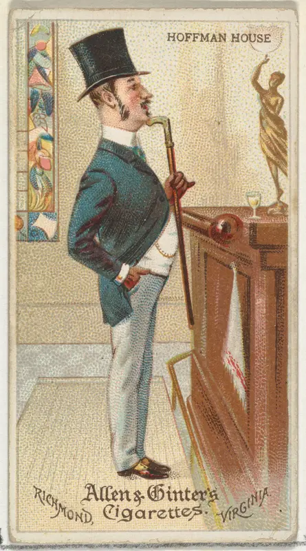 Hoffman House, from World's Dudes series (N31) for Allen & Ginter Cigarettes Wall Art by Allen & Ginter - High-Resolution Digital Print