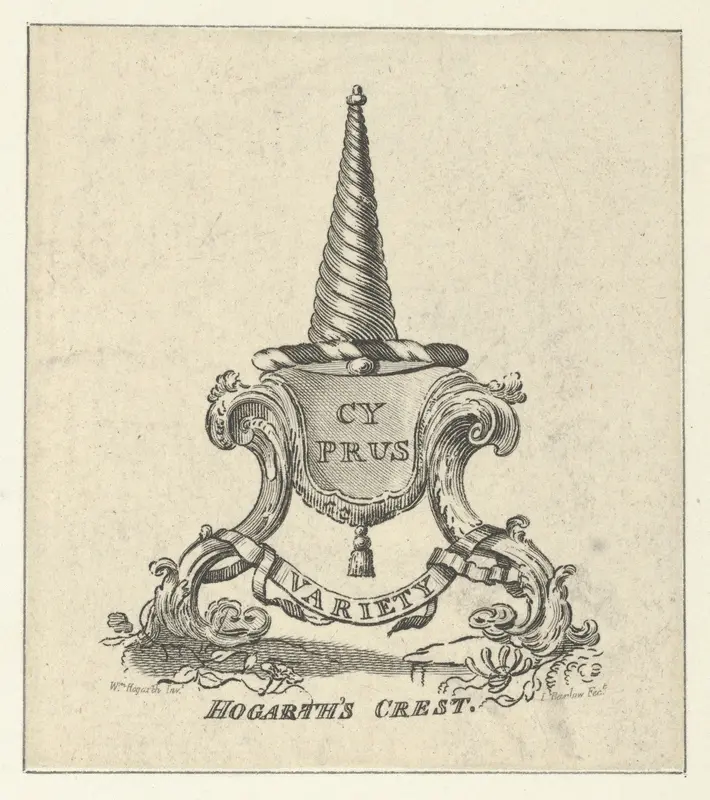 Hogarth's Crest Wall Art by John Barlow - High-Resolution Digital Print
