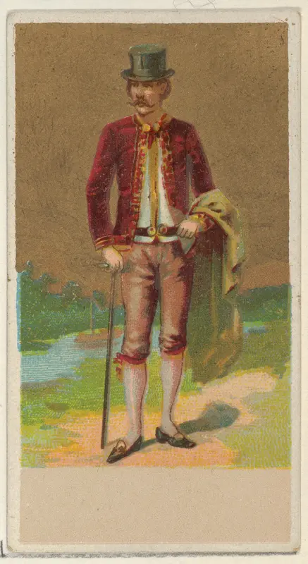Holland, from the Natives in Costume series (N16), Teofani Issue, for Allen & Ginter Cigarettes Brands Wall Art by Allen & Ginter - High-Resolution Digital Print