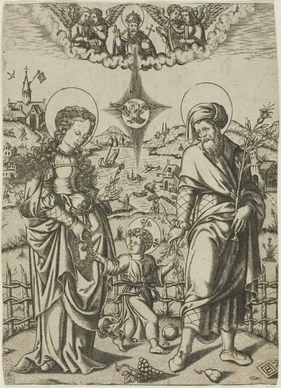 Holy Family Wall Art by Unknown artist - High-Resolution Digital Print
