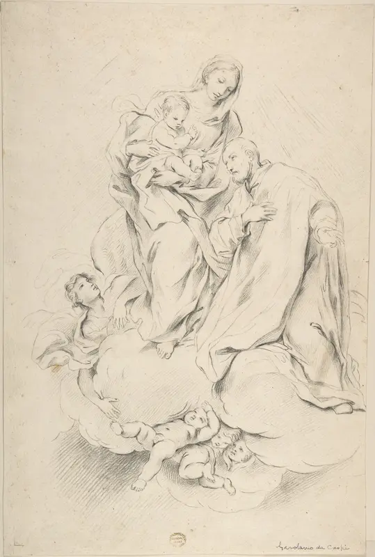 Holy Family Wall Art by Anonymous, Italian, 18th century - High-Resolution Digital Print