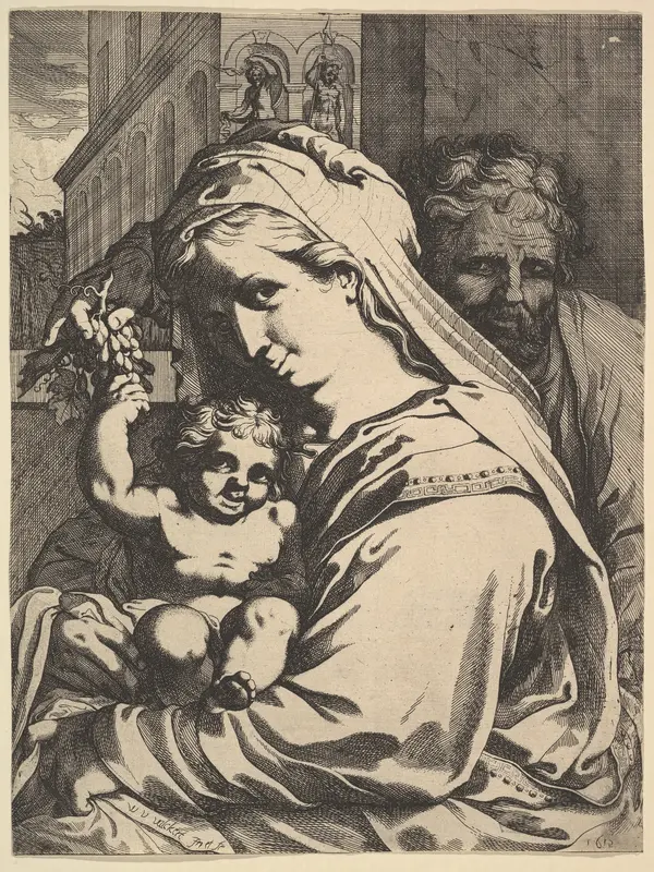Holy Family Wall Art by Werner van den Valckert - High-Resolution Digital Print