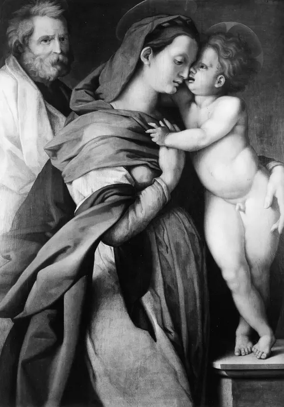 Holy Family Wall Art by Jacopino del Conte - High-Resolution Digital Print