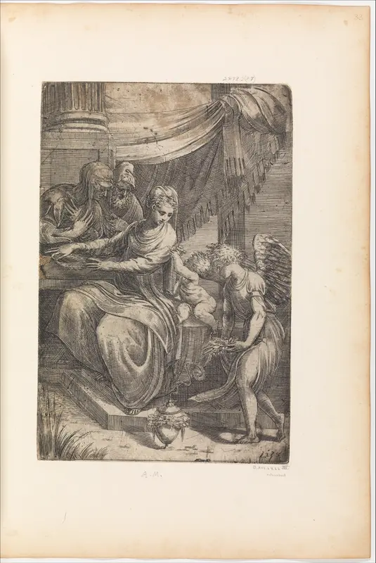 Holy Family with Angel