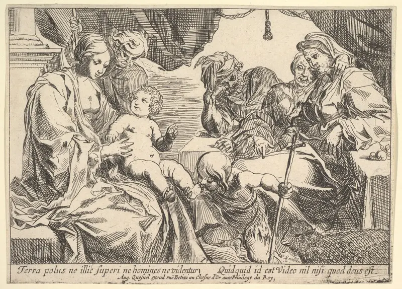 Holy Family with Saints, from "Episodes from the New Testament"