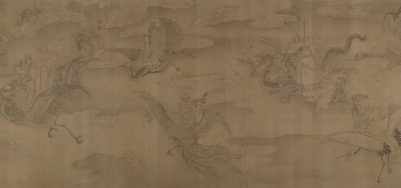 Holy Men Travelling to the Buddhist Heaven