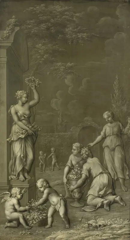 Homage to Pomona Wall Art by Hendrik Carré (II) - High-Resolution Digital Print