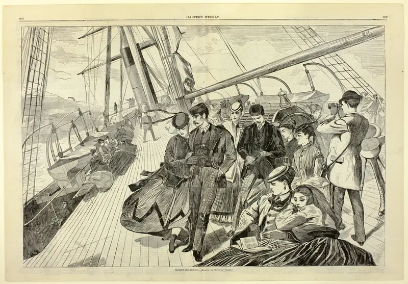 Homeward Bound, from Harper's Weekly