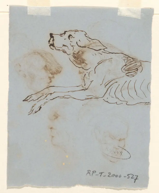 Hond (fragment) Wall Art by Johannes Tavenraat - High-Resolution Digital Print