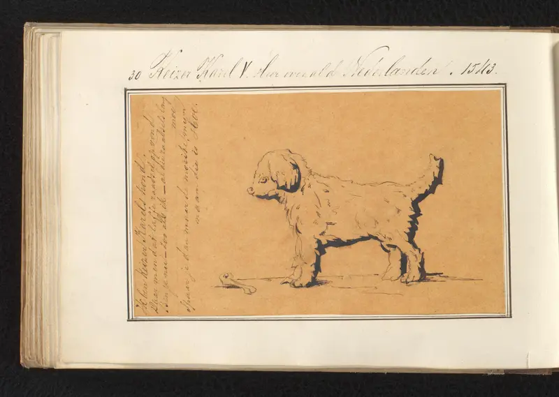 Hond met bot Wall Art by Jacob van Lennep - High-Resolution Digital Print