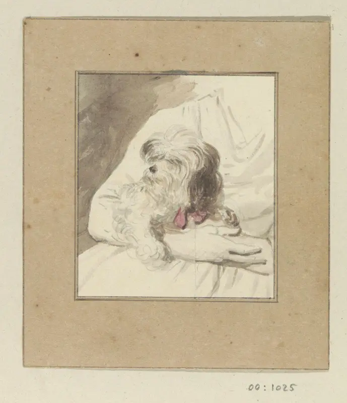 Hond op schoot Wall Art by Jurriaan Andriessen - High-Resolution Digital Print