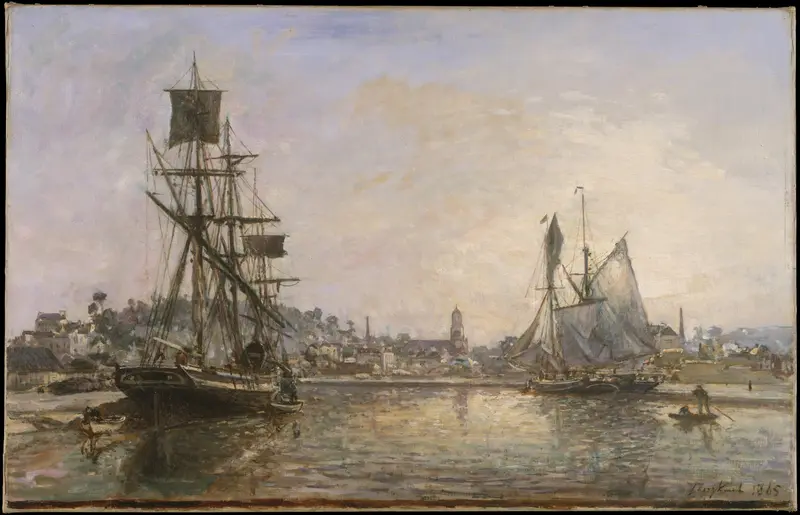 Honfleur Wall Art by Johan Barthold Jongkind - High-Resolution Digital Print