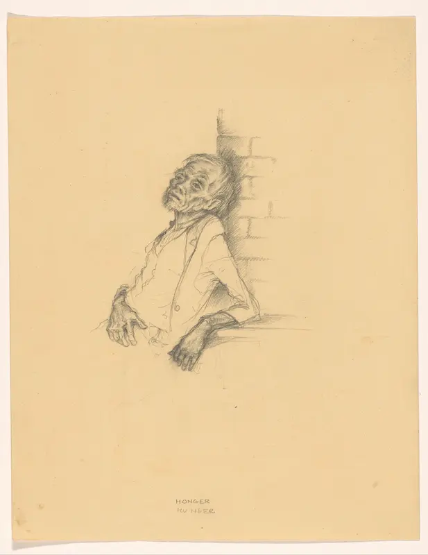 Honger Hunger Wall Art by Emile de Vries - High-Resolution Digital Print