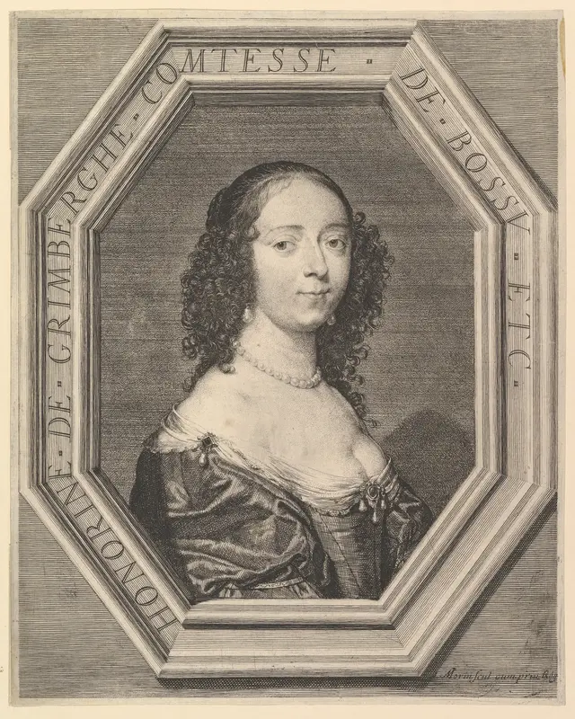 Honorine de Grimberghe, comtesse du Bossu Wall Art by Jean Morin - High-Resolution Digital Print