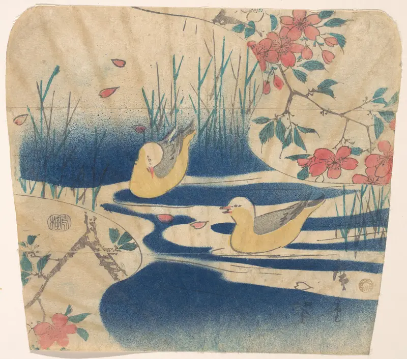 Hooded Gulls and Cherry Blossoms