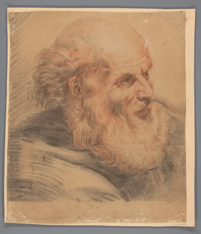 Hoofd van een man met baard Wall Art by anonymous - High-Resolution Digital Print
