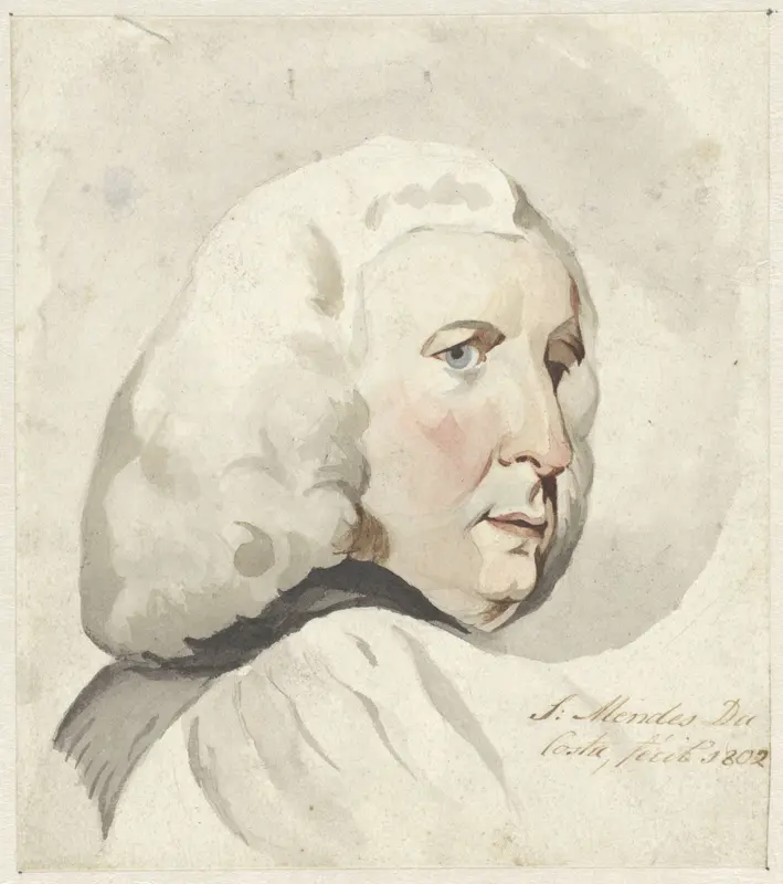 Hoofd van een man, naar rechts Wall Art by Samuel Henri Mendes da Costa - High-Resolution Digital Print