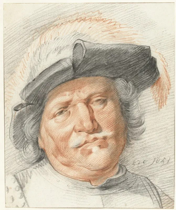 Hoofd van een man Wall Art by Leendert van der Cooghen - High-Resolution Digital Print