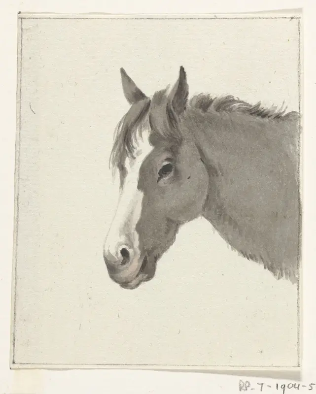 Hoofd van een paard Wall Art by Jean Bernard - High-Resolution Digital Print