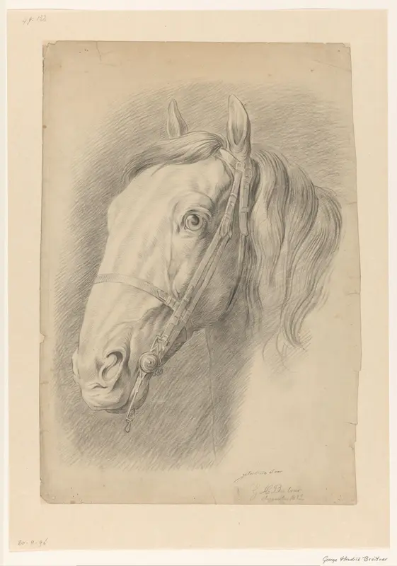 Hoofd van een paard Wall Art by George Hendrik Breitner - High-Resolution Digital Print