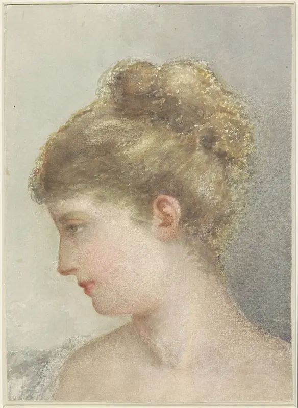 Hoofd van een vrouw, en profil naar links Wall Art by Albert Martin - High-Resolution Digital Print