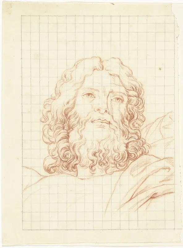 Hoofd van verrijzende Christus Wall Art by Bernard Picart - High-Resolution Digital Print