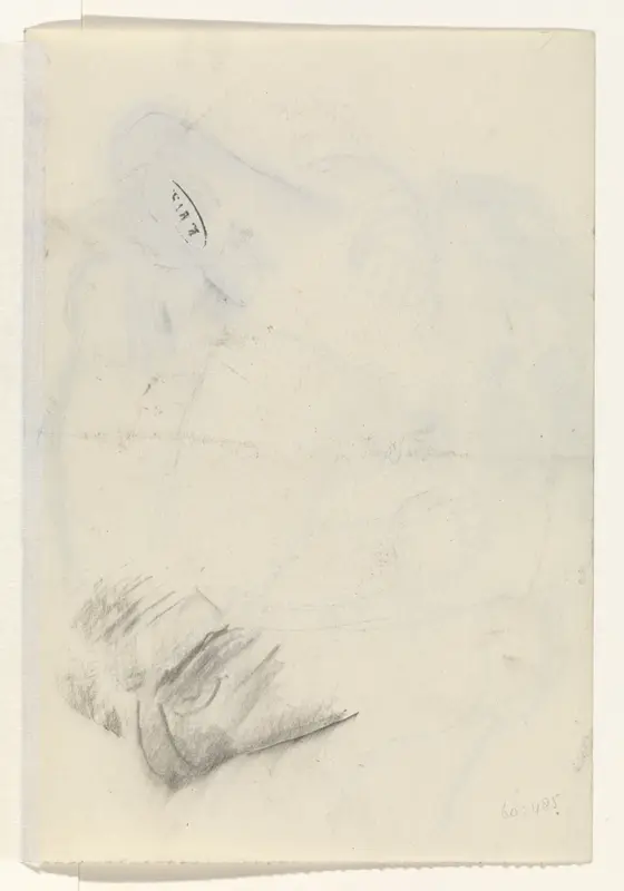 Hoofden van een kussend stel Wall Art by Leo Gestel - High-Resolution Digital Print