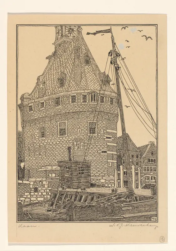 Hoofdtoren te Hoorn Wall Art by Unknown - High-Resolution Digital Print