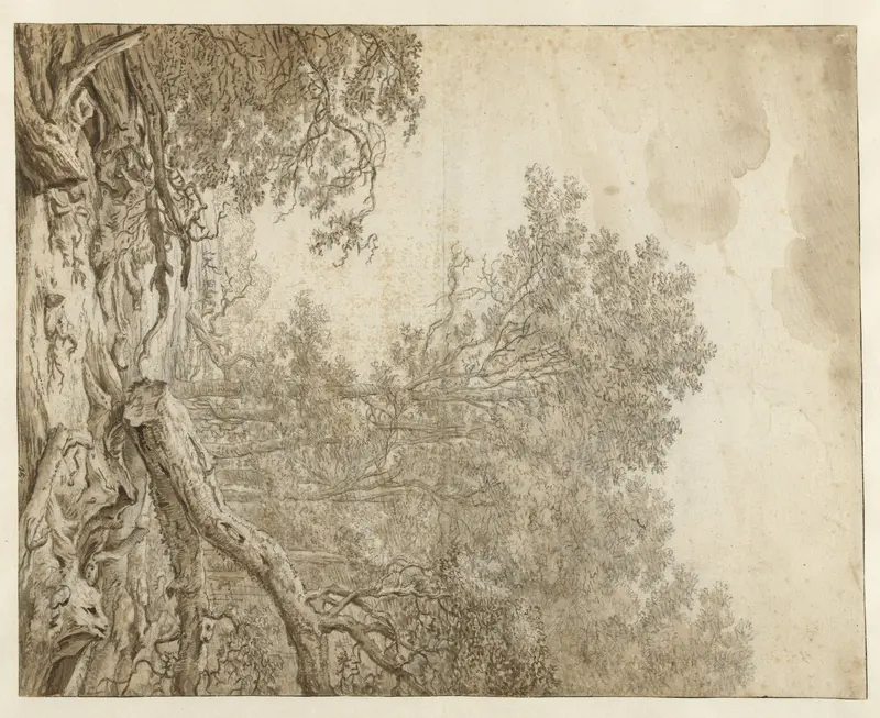Hoog Soerensche Bosschen bij Apeldoorn Wall Art by Herman Saftleven - High-Resolution Digital Print