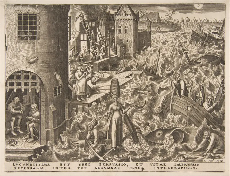 Hope (Spes), from "The Virtues" Wall Art by Pieter Bruegel the Elder - High-Resolution Digital Print
