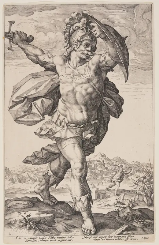 Horatius Cocles, from The Roman Heroes