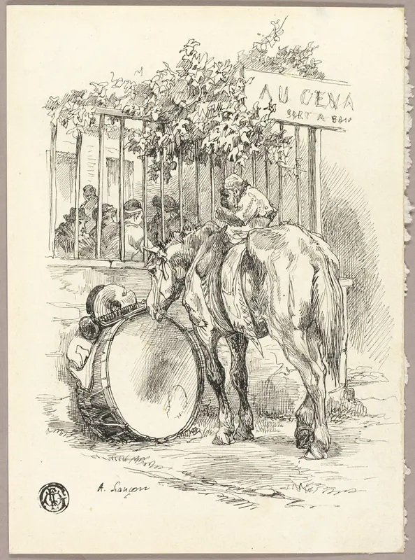 Horse with Monkey on Back