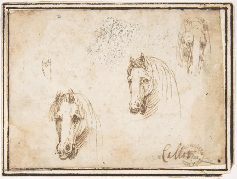 Horses' Heads Wall Art by Francesco Allegrini - High-Resolution Digital Print