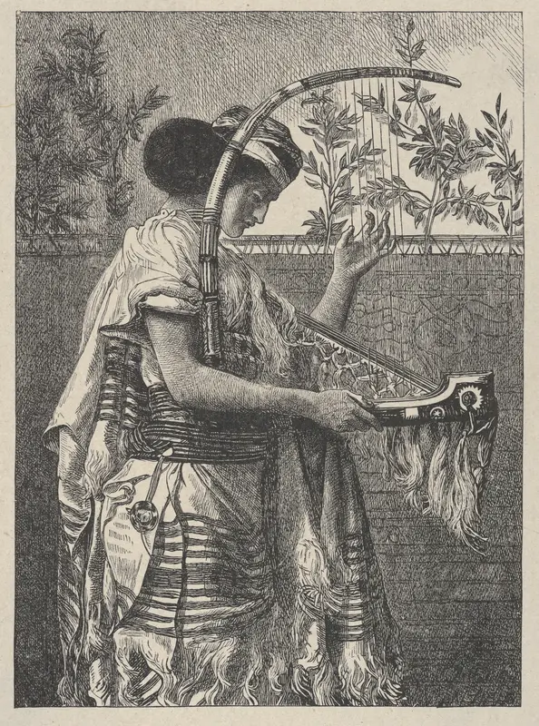 Hosannah!, from "Dalziels' Bible Gallery" Wall Art by Simeon Solomon - High-Resolution Digital Print