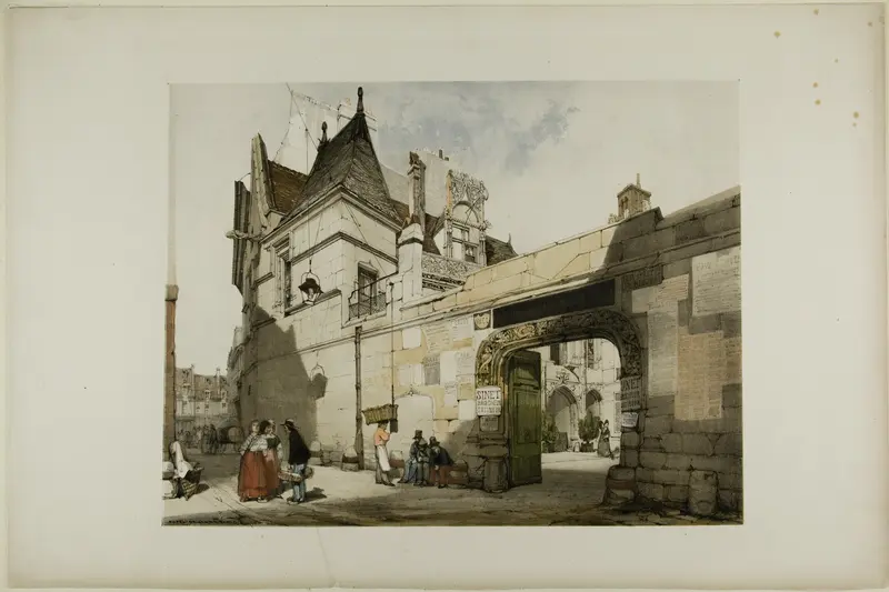 Hotel Cluny, Paris Wall Art by Thomas Shotter Boys - High-Resolution Digital Print