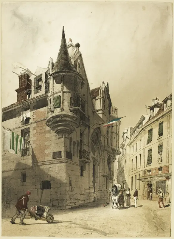 Hotel de Sens, Paris Wall Art by Thomas Shotter Boys - High-Resolution Digital Print
