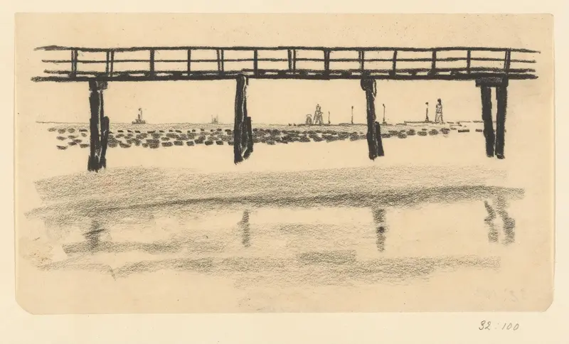 Houten brug in het water Wall Art by Dirk Hidde Nijland - High-Resolution Digital Print