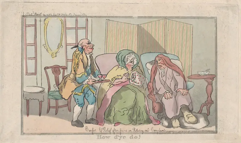 How d'ye do? Wall Art by Thomas Rowlandson - High-Resolution Digital Print