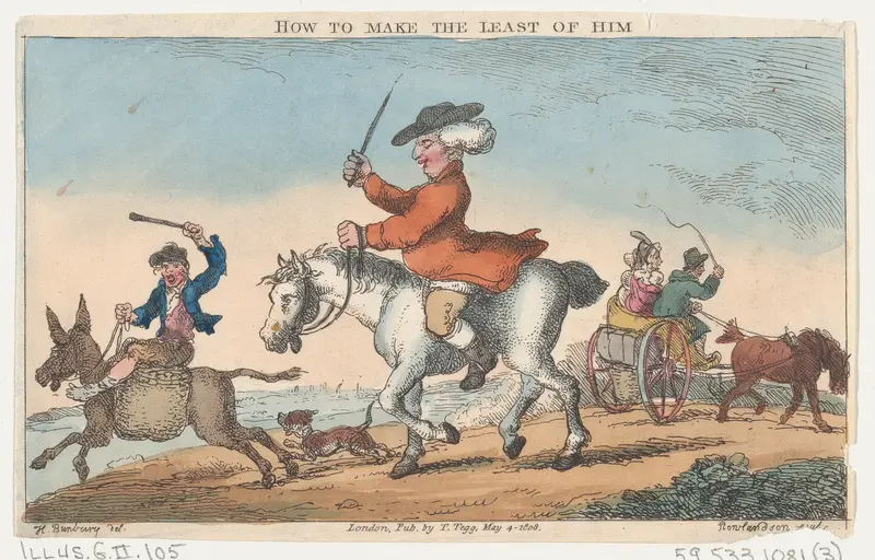 How to Make the Least of Him Wall Art by Thomas Rowlandson - High-Resolution Digital Print