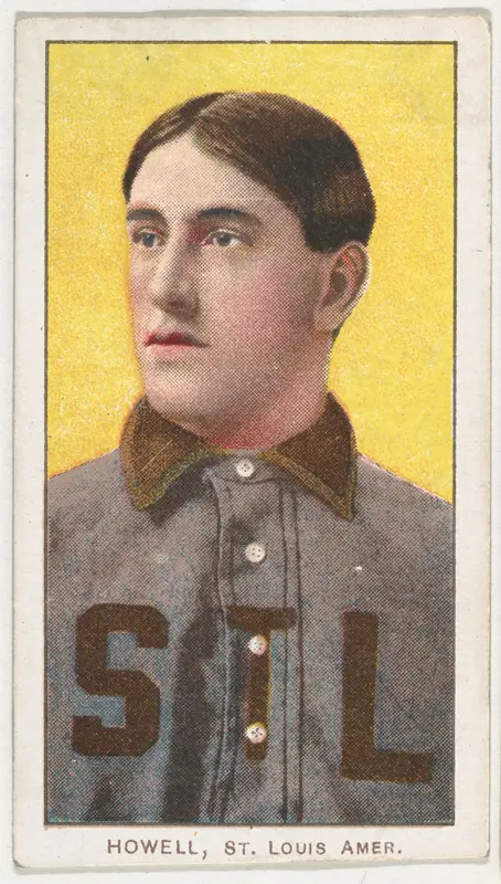 Howell, St. Louis, American League, from the White Border series (T206) for the American Tobacco Company Wall Art by American Tobacco Company - High-Resolution Digital Print
