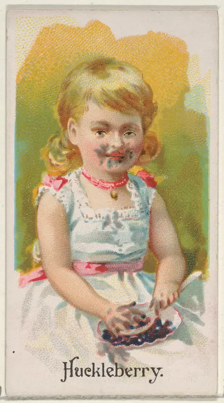 Huckleberry, from the Fruits series (N12) for Allen & Ginter Cigarettes Brands Wall Art by Allen & Ginter - High-Resolution Digital Print