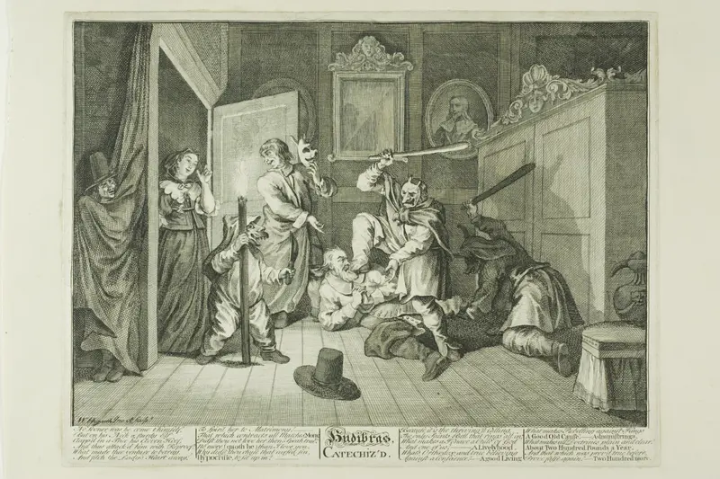 Hudibras Catechized, plate nine from Hudibras Wall Art by William Hogarth - High-Resolution Digital Print